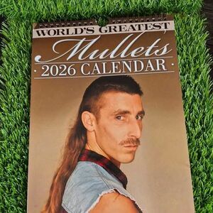 'World's Greatest Mullets' 2026 Calendar - New